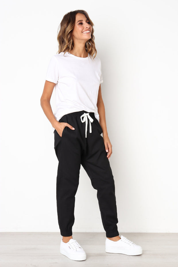 Women's cropped casual pants