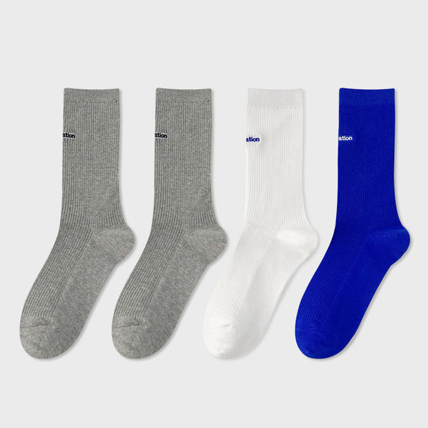 Women's Cotton Mid-tube Socks