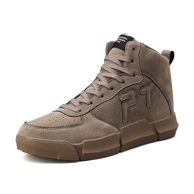 Men's high top casual shoes