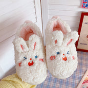 Home Indoor Household Couple Plush Slippers