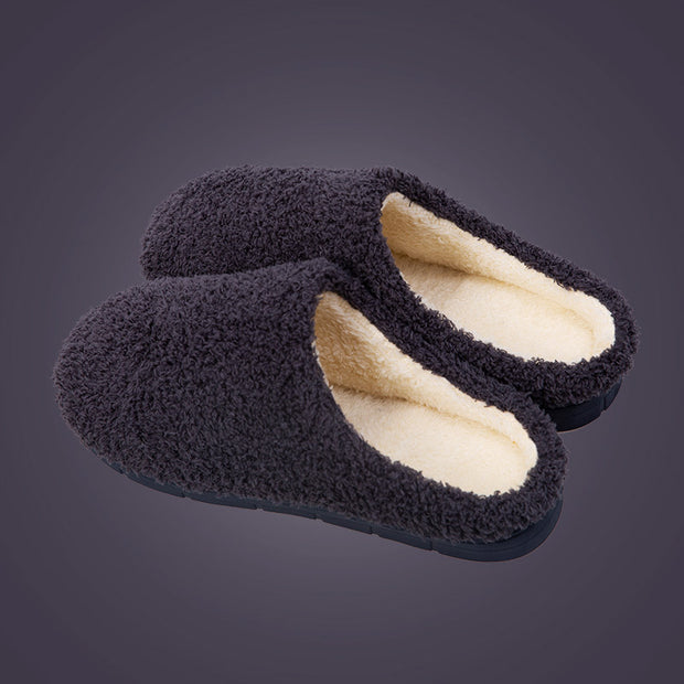 Furry Slippers Soft Winter Bedroom Slippers Women