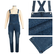 Women's Popular Plus Size Denim Overalls