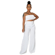 Women's Tube Top Pants Women's Two Piece Set