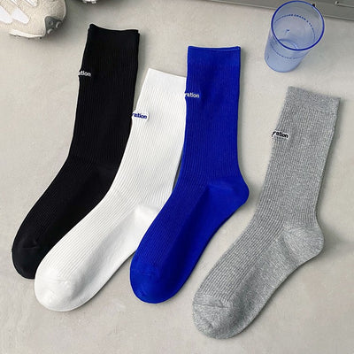 Women's Cotton Mid-tube Socks