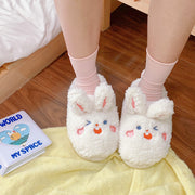 Home Indoor Household Couple Plush Slippers