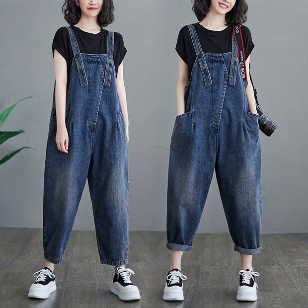 Women's Real Denim Overalls